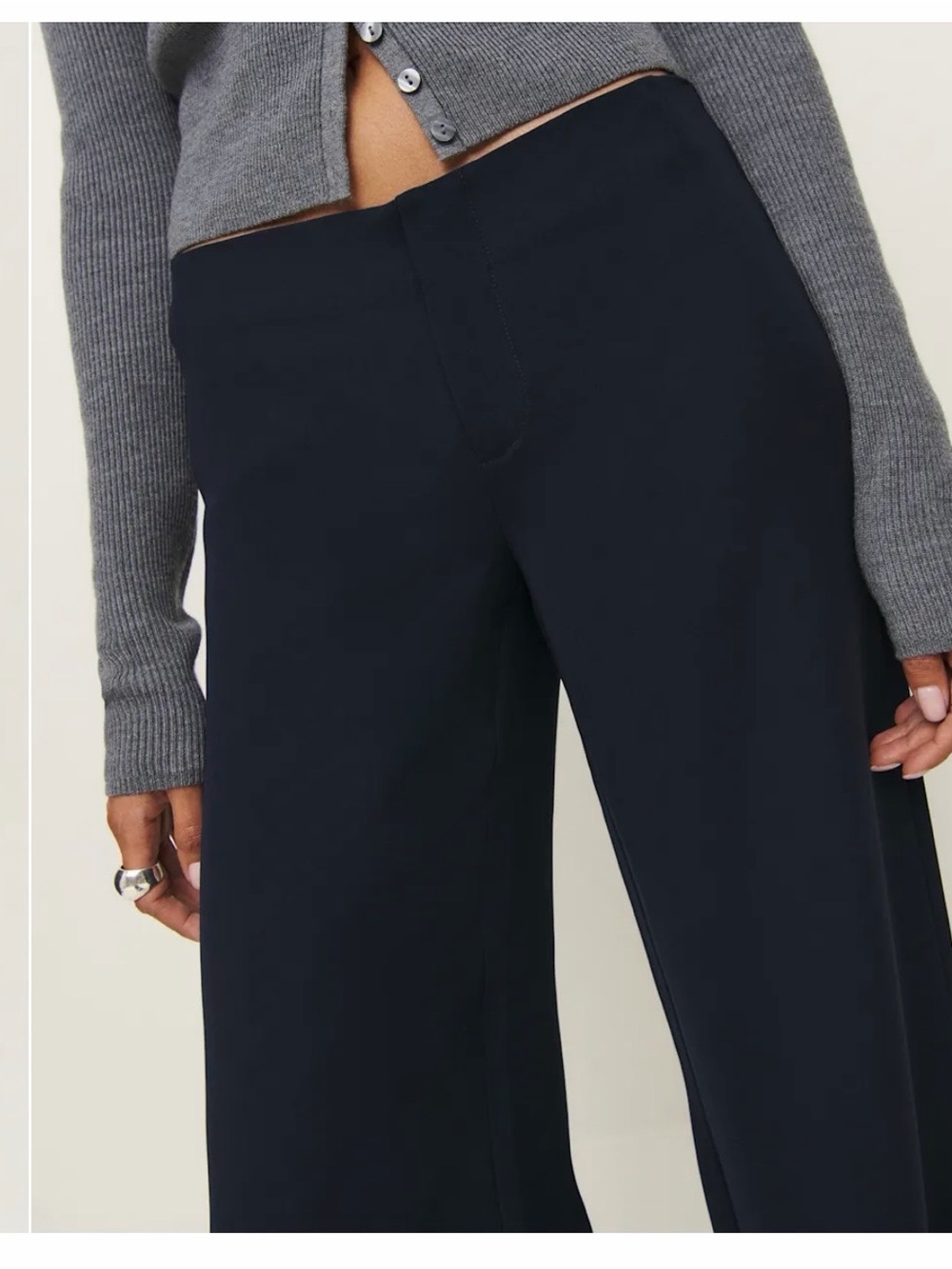 Reformation Vida Low Rise Pant NWT Size 10 - Picture 4 of 4